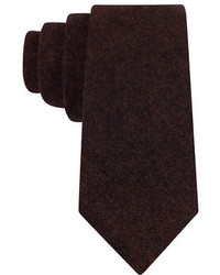 Black Brown 1826 Wool Blend Tie