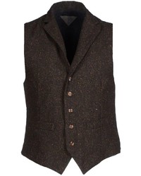 Dark Brown Wool Waistcoat