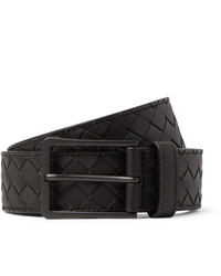 Bottega Veneta 35cm Dark Brown Intrecciato Leather Belt