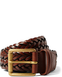 Andersons Andersons 35cm Brown Woven Leather Belt