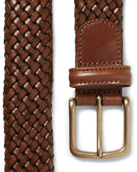 Andersons Andersons Brown 35cm Woven Leather Belt