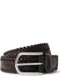 Tod's Brown 35cm Woven Leather Belt