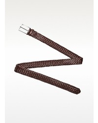 Forzieri Brown Woven Leather Belt