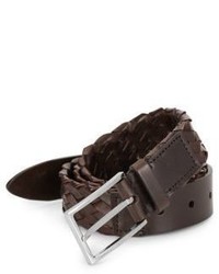 Brunello Cucinelli Woven Leather Belt