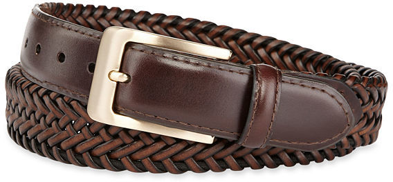 jcpenney Stafford Leather Braided Belt | Where to buy & how to wear