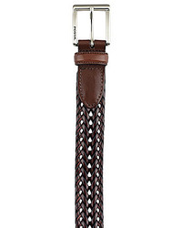 Fossil Myles Casual Braided Leather Belt