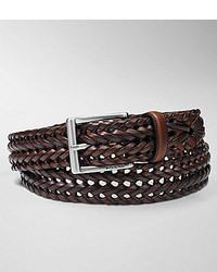 Fossil Myles Casual Braided Leather Belt