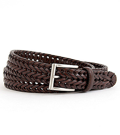 Roundtree & Yorke Leather Braided Belt | Where to buy & how to wear
