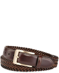 jcpenney Stafford Leather Braided Belt Big Tall