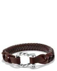 David Yurman Maritime Woven Leather Bracelet