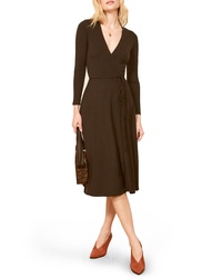Reformation Maurie Wrap Dress