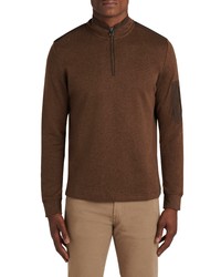 Bugatchi Cotton Blend Quarter Zip Sweater