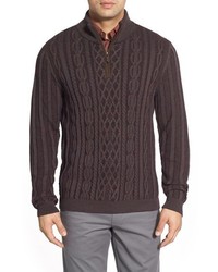 Lenor Romano Merino Wool Fisherman Sweater