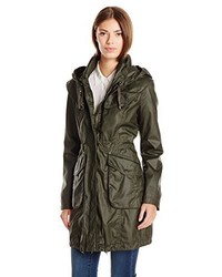 Laundry by Shelli Segal Coated Cotton Anorak