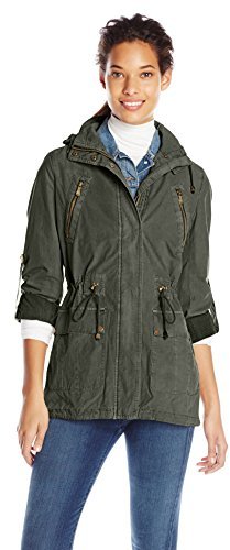 levi's women's lightweight cotton hooded anorak