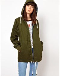 Pop Boutique Anorak With Plaid Lining