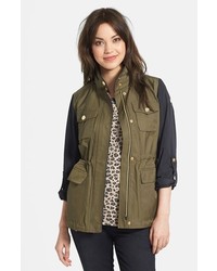 Vince Camuto Two Tone Anorak Large