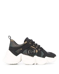 Philipp Plein Camouflage Low Top Chunky Sneakers