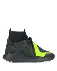 Mr & Mrs Italy Camouflage Platform Sneakers