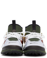 Nike Green Grey Air Presto Mid Sneakers