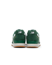 New Balance Green Suede 996 Sneakers