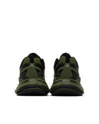 Balenciaga Khaki Track2 Open Sneakers