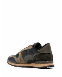 Valentino Garavani Rockrunner Camouflage Sneakers
