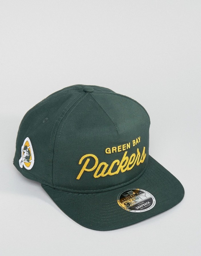 black green bay packers hat