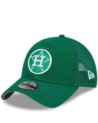 New Era Green Houston Astros St Patricks Day 9twenty Adjustable Hat At Nordstrom