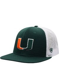Top of the World Green Miami Hurricanes Classic Snapback Hat At Nordstrom