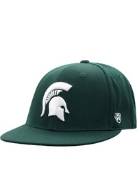 Top of the World Green Michigan State Spartans Team Color Fitted Hat