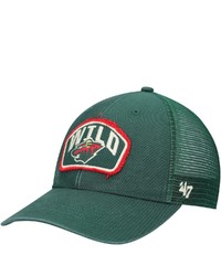 '47 Green Minnesota Wild Cledus Mvp Trucker Snapback Hat At Nordstrom