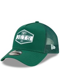 New Era Green New York Jets Hex Flow A Frame 9forty Adjustable Hat At Nordstrom