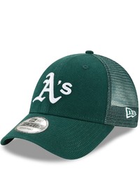 New Era Green Oakland Athletics Trucker 9forty Adjustable Snapback Hat At Nordstrom