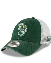 New Era Kelly Green Oakland Athletics Cooperstown Collection 1988 Trucker 9forty Adjustable Hat
