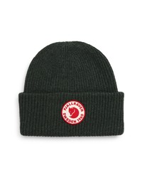 Fjallraven 1960 Logo Beanie In Deep Forest At Nordstrom