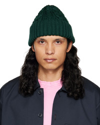 Beams Plus Green Cable Knit Beanie
