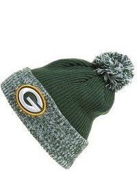 New Era Cap Flurry Frost Nfl Green Bay Packers Pom Knit Cap