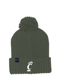 Under Armour Olive Cincinnati Bearcats Freedom Cuffed Pom Knit Hat At Nordstrom