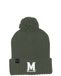 Under Armour Olive Maryland Terrapins Freedom Cuffed Pom Knit Hat At Nordstrom