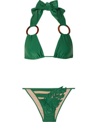 Adriana Degreas Cult Gaia Embellished Ed Triangle Bikini