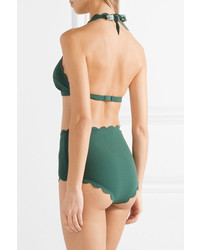 Marysia Spring Scalloped Halterneck Bikini Top
