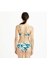 J.Crew Tropical Fern Underwire Bikini Top