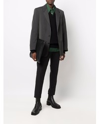 Lemaire Boxy Cut Single Breasted Blazer