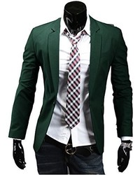 Easy Stylish Casual Slim Fit One Button Suit Pop Business Blazer Coat Jacket