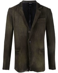 Avant Toi Fitted Single Breasted Blazer