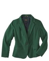 Namyang International Co., Ltd Merona Plus Size Long Sleeve Blazer Green 24w