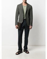 Canali Single Breasted Fitted Blazer