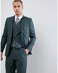 ASOS DESIGN Slim Suit Jacket In Forest Green