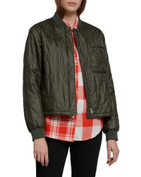 Woolrich Goldenrod Wind Water Resistant Bomber Jacket